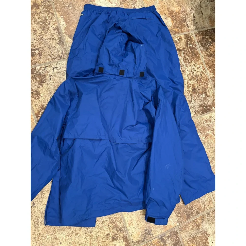 Adidas Kansas Jayhawks Track Suit Mens Large Blue Jacket Pants Set Basketball